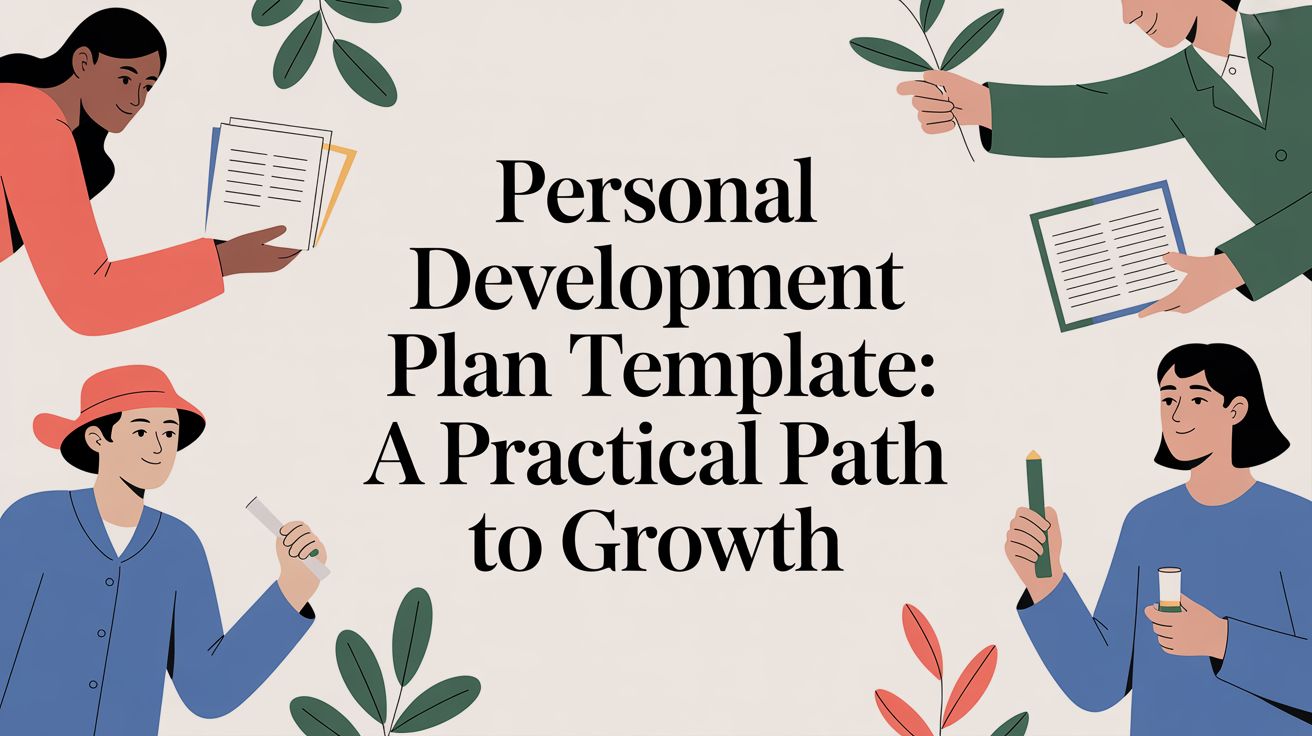 personal development plan template growth